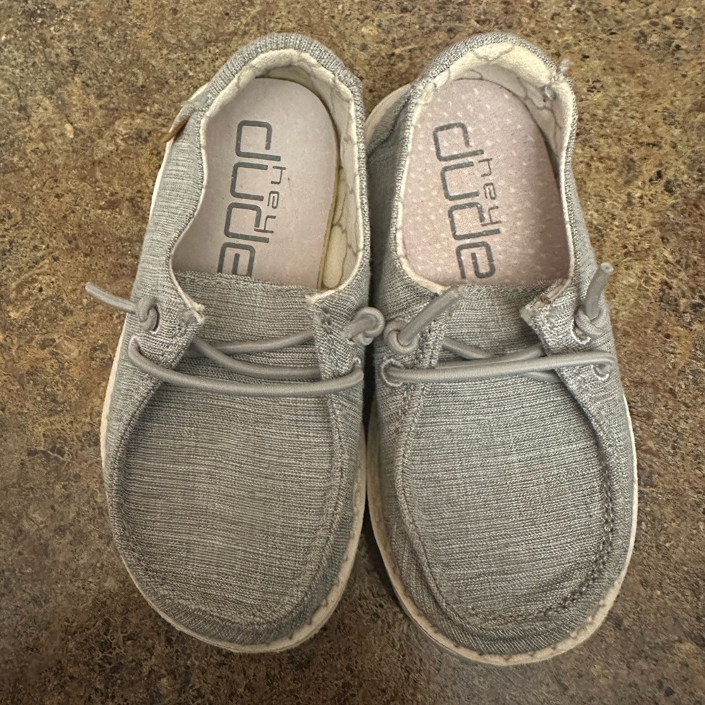 Hey Dude Toddlee Moccasins in Gray